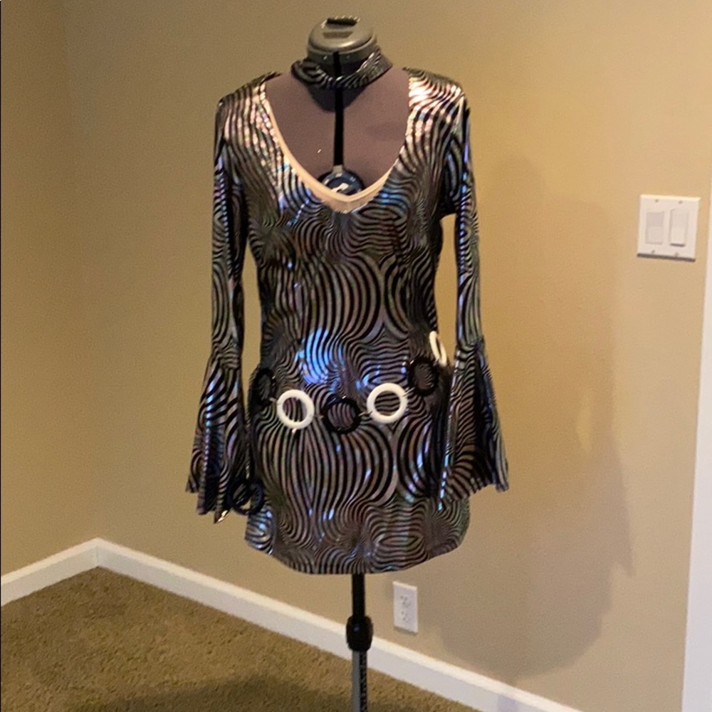 Psychedelics 60s  go-go costume